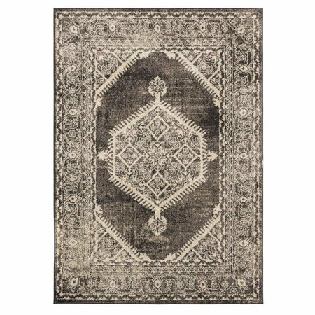 UNITED WEAVERS OF AMERICA 5 ft. 3 in. x 7 ft. 2 in. Marrakesh Malek Walnut Rectangle Area Rug 3801 30354 58